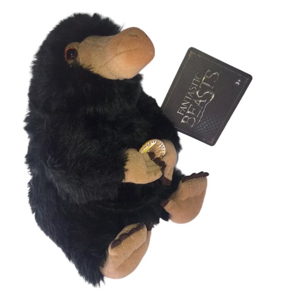 New NWT Harry Potter Fantastic Beasts Plush Soft Toy, Black, Small Niffler - Picture 5 of 14